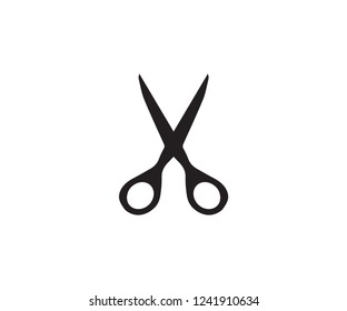 Scissors shape office equpiment symbol