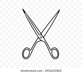 Scissors, shears, shear and pair of scissors, graphic design. Snip, hairdresser, haircut and barbershop, vector design and illustration