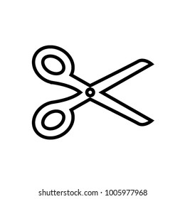 scissors sign icon