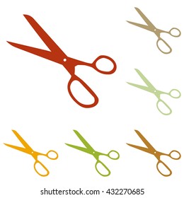 Scissors sign illustration