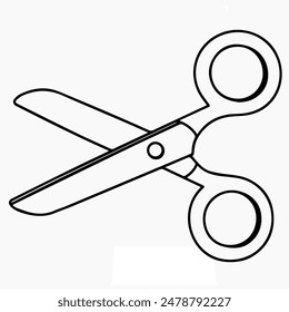 Scissors sign with isolated vector