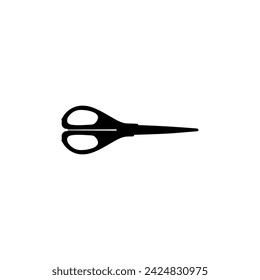 Scissors Silhouette, Flat Style, can use for Pictogram, Art Illustration, Website, Apps, Logo Type or Graphic Design Element. Vector Illustration