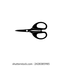 Scissors Silhouette, Flat Style, can use for Pictogram, Art Illustration, Website, Apps, Logo Type or Graphic Design Element. Vector Illustration