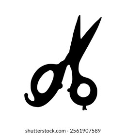 Scissors silhouette icon vector design.
