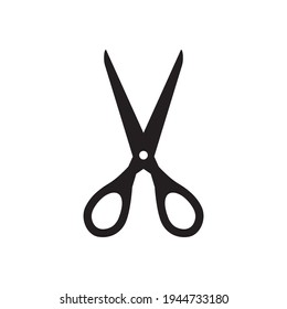 Scissors silhouette icon vector illustration