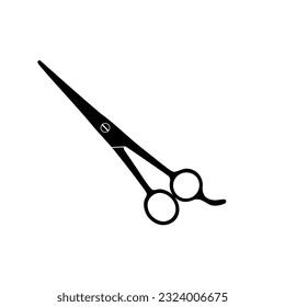 Scissors Silhouette for Pictogram, Art Illustration, Website, Apps, Logo Type or Graphic Design Element. Vector Illustration