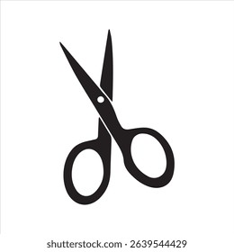 Scissors silhouette vector icon - Shears illustration isolated on white background	