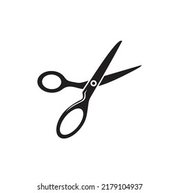 Scissors silhouette vector illustration design