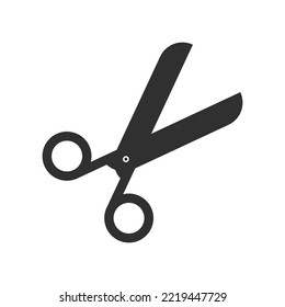 Scissors simple icon. Vector eps 10.