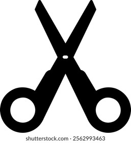 Scissors Solid Style Icon Design