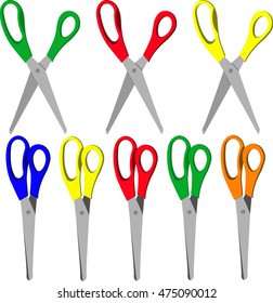 scissors stationery colorful
