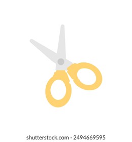 Scissors stationery office supplies simple illustration