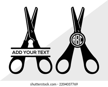 Scissors SVG Printable Vector Illustration
