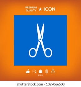 Scissors symbol icon