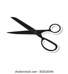scissors symbol  - icon vector