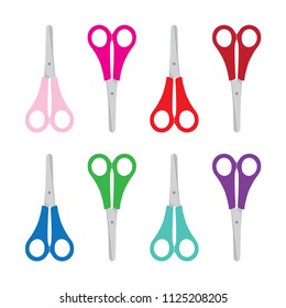 Scissors symbol isolated on white background