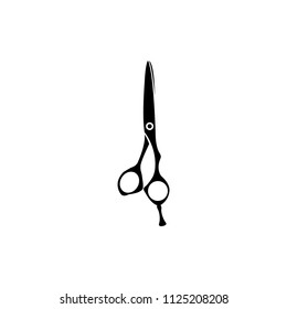 Scissors symbol isolated on white background
