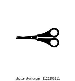 Scissors symbol isolated on white background