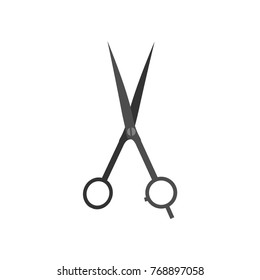 Scissors symbol isolated on white background