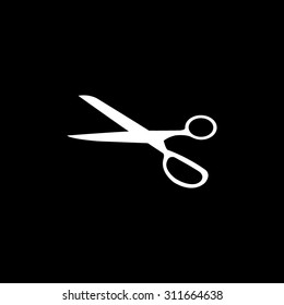  scissors symbol - vector icon