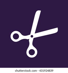 Scissors symbol . Vector illustration