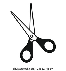 Scissors tailor icon simple vector. Work tailor equipment. Sew style