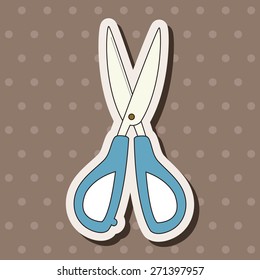 scissors theme elements