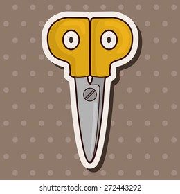 scissors theme elements