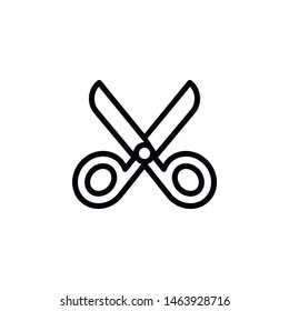 Scissors, tool icon. Element of Education icon. Thin line icon