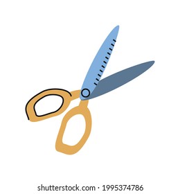 scissors tool icon isolated style