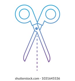 scissors tool isolated icon