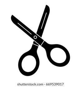 scissors tool isolated icon