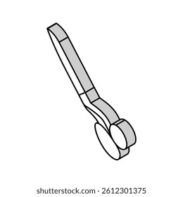 scissors tool isometric icon vector. scissors tool sign. isolated symbol illustration