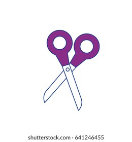 scissors utensil icon