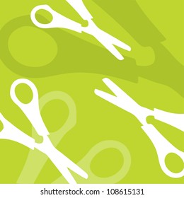 scissors vector background,