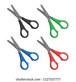 Scissors vector collection design