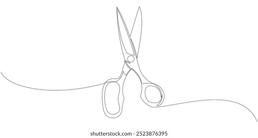 Scissors vector design for hair cutting