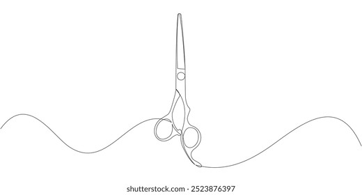 Scissors vector design for hair cutting