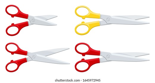 Scissors vector design illustration isolated on white background