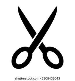 Scissors Vector Glyph Icon For Personal And Commercial Use.
