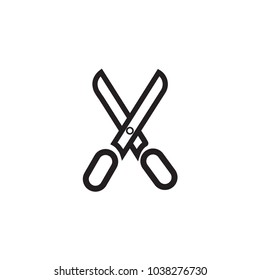 Scissors vector icon