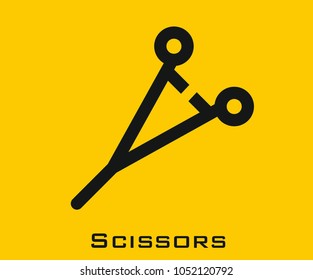 Scissors vector icon