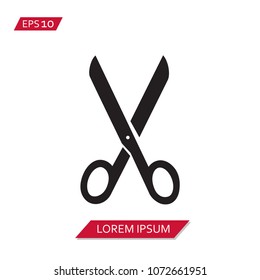 Scissors vector icon