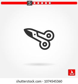 scissors vector icon