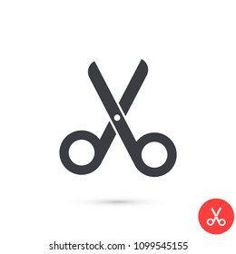 Scissors vector icon