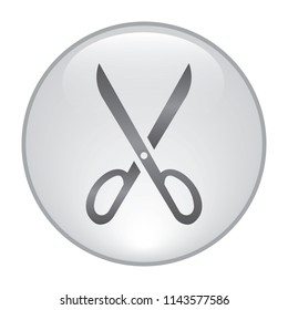 Scissors vector icon