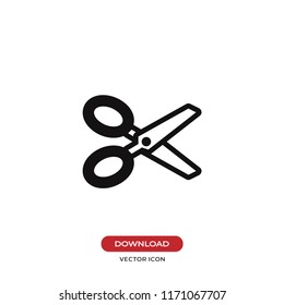 Scissors vector icon