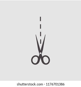 scissors vector icon