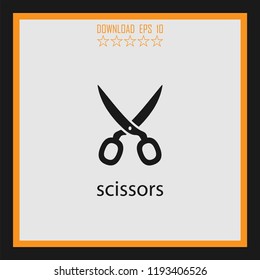 scissors vector icon