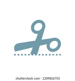 Scissors vector icon